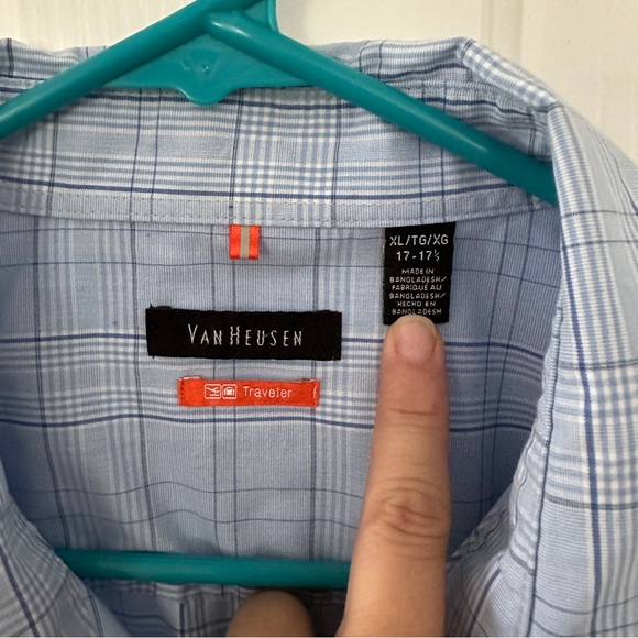 Lot Mens Shirts (14). XL Neck size 17.5, (3 size L) Chaps, Izod, JCrew, Banana. - Picture 15 of 15